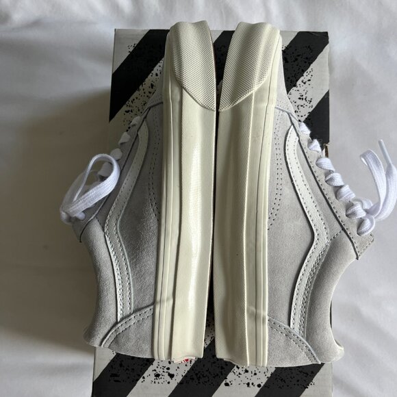 Vans OG Old Skool Lux Pig Suede Grey Dawn Sneakers VN0A4P3XUNY - Size 4.5/6 - Picture 8 of 10